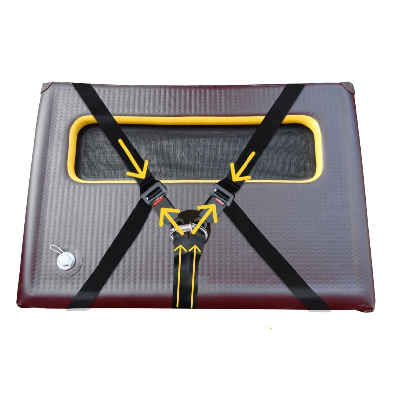 Set of 2 universal seat belt extension adjustment range 59 cm - 97 cm length ~ 2